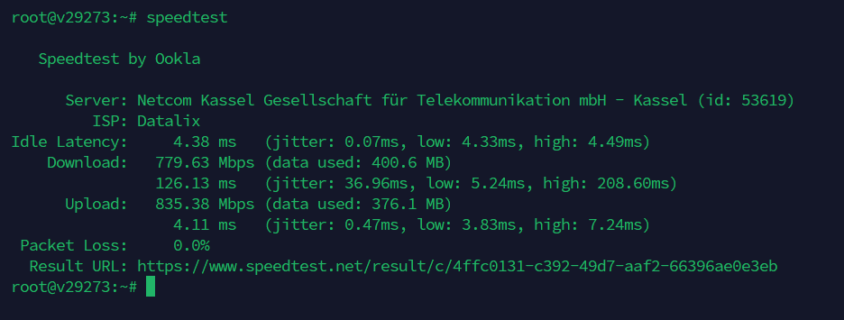 Speestest by Ookla Datalix